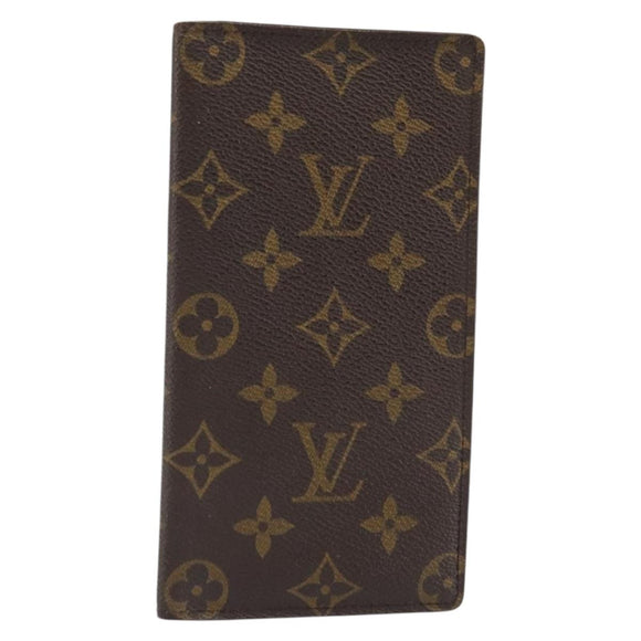 LOUIS VUITTON Monogram Porte Valeurs Cartes Credit Wallet M61823 Auth th6621