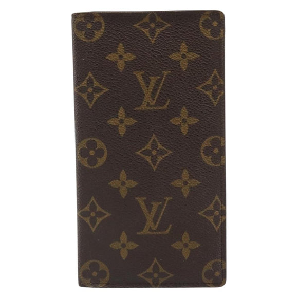 LOUIS VUITTON Monogram Porte Valeurs Cartes Credit Wallet M61823 Auth th6621