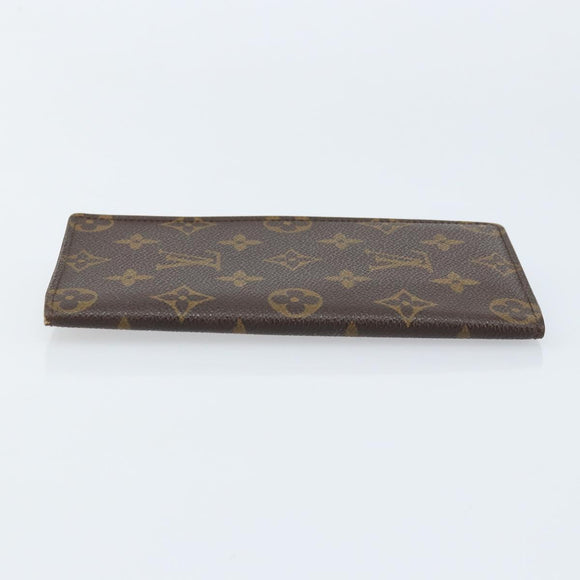 LOUIS VUITTON Monogram Porte Valeurs Cartes Credit Wallet M61823 Auth th6621