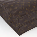 LOUIS VUITTON Monogram Sac Plat Hand Bag M51140 LV Auth th6622-16
