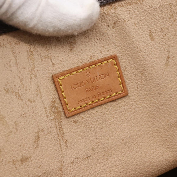 LOUIS VUITTON Monogram Sac Plat Hand Bag M51140 LV Auth th6622