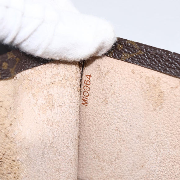 LOUIS VUITTON Monogram Sac Plat Hand Bag M51140 LV Auth th6622