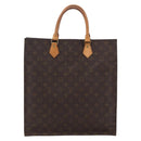 LOUIS VUITTON Monogram Sac Plat Hand Bag M51140 LV Auth th6622-13