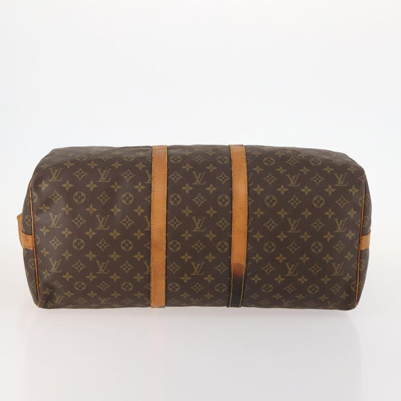 LOUIS VUITTON Monogram Keepall Bandouliere 55 Boston Bag M41414 LV Auth th6635