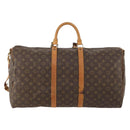 LOUIS VUITTON Monogram Keepall Bandouliere 55 Boston Bag M41414 LV Auth th6635-2