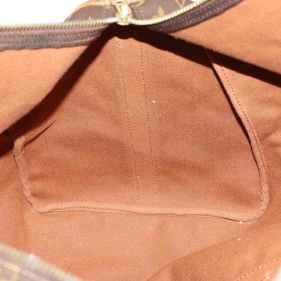 LOUIS VUITTON Monogram Keepall Bandouliere 55 Boston Bag M41414 LV Auth th6635