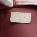 Christian Dior Trotter Canvas Pouch PVC Pink Silver Auth th6638-10