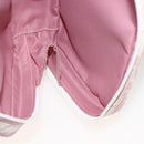 Christian Dior Trotter Canvas Pouch PVC Pink Silver Auth th6638-17