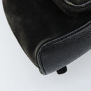 GUCCI Bamboo Backpack Suede Black Gold 003 1956 0030 Auth th6639-17