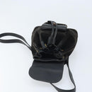 GUCCI Bamboo Backpack Suede Black Gold 003 1956 0030 Auth th6639-10