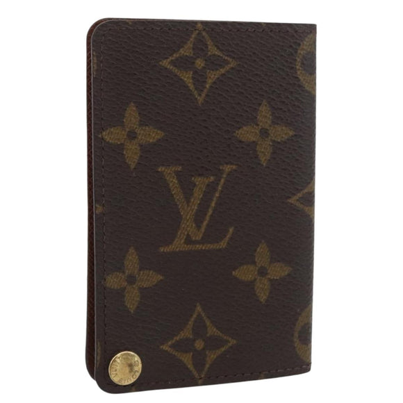 LOUIS VUITTON Monogram Porto Cartes Crdit Pression Card Case M60937 Auth th6641