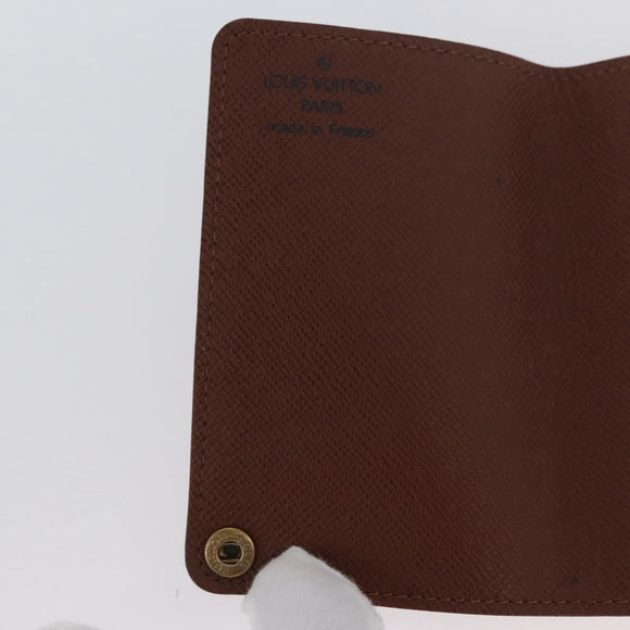 LOUIS VUITTON Monogram Porto Cartes Crdit Pression Card Case M60937 Auth th6641
