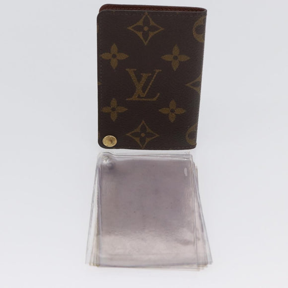 LOUIS VUITTON Monogram Porto Cartes Crdit Pression Card Case M60937 Auth th6641