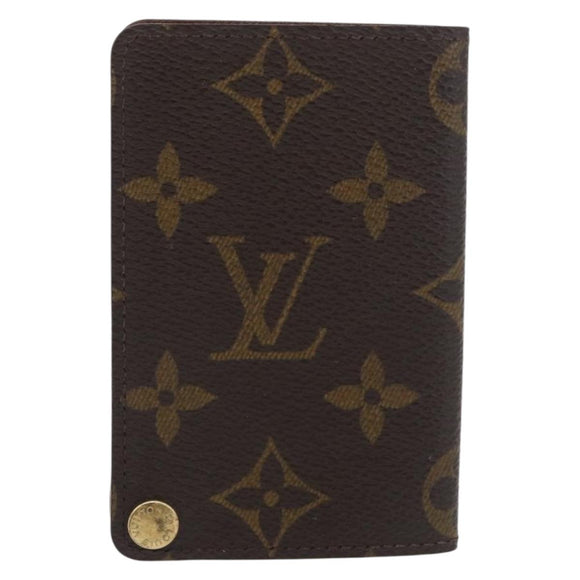 LOUIS VUITTON Monogram Porto Cartes Crdit Pression Card Case M60937 Auth th6641