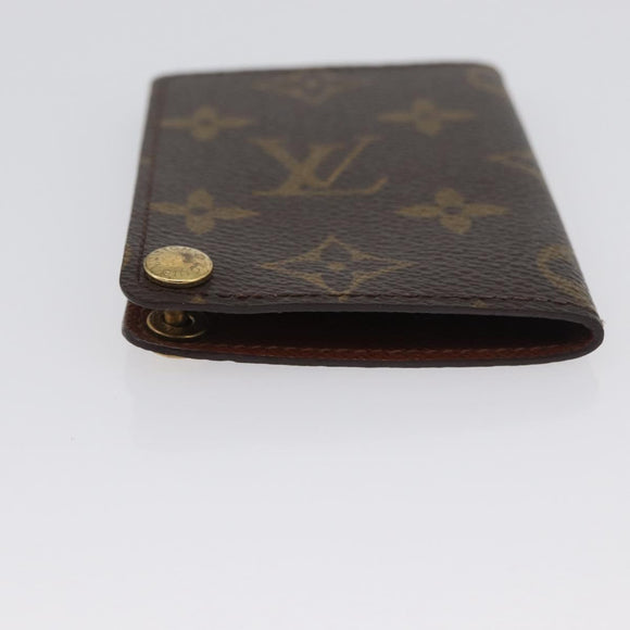 LOUIS VUITTON Monogram Porto Cartes Crdit Pression Card Case M60937 Auth th6641