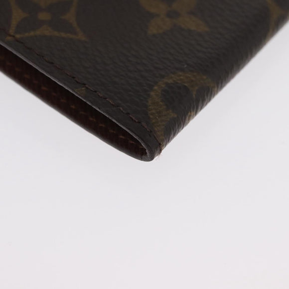 LOUIS VUITTON Monogram Porto Cartes Crdit Pression Card Case M60937 Auth th6641