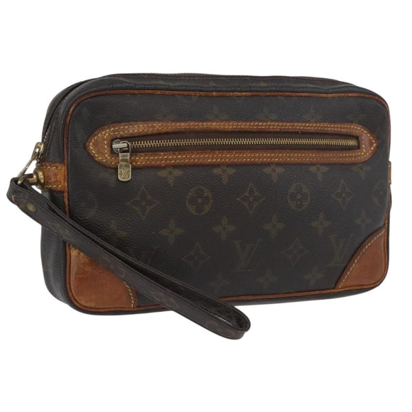 LOUIS VUITTON Monogram Marly Dragonne GM Clutch Bag M51825 LV Auth th6646