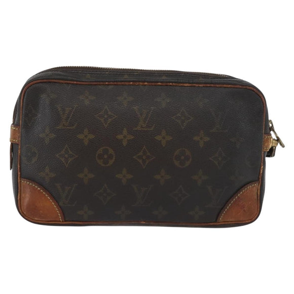 LOUIS VUITTON Monogram Marly Dragonne GM Clutch Bag M51825 LV Auth th6646