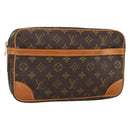 LOUIS VUITTON Monogram Compiegne 28 Clutch Bag M51845 LV Auth th6647-1
