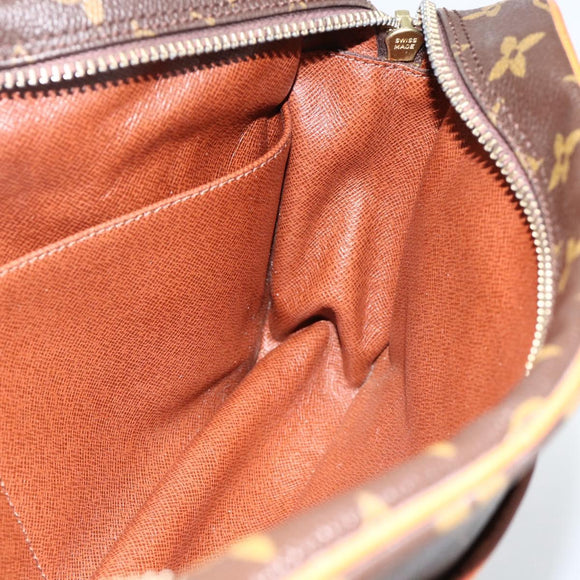 LOUIS VUITTON Monogram Compiegne 28 Clutch Bag M51845 LV Auth th6647