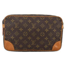LOUIS VUITTON Monogram Compiegne 28 Clutch Bag M51845 LV Auth th6647-2