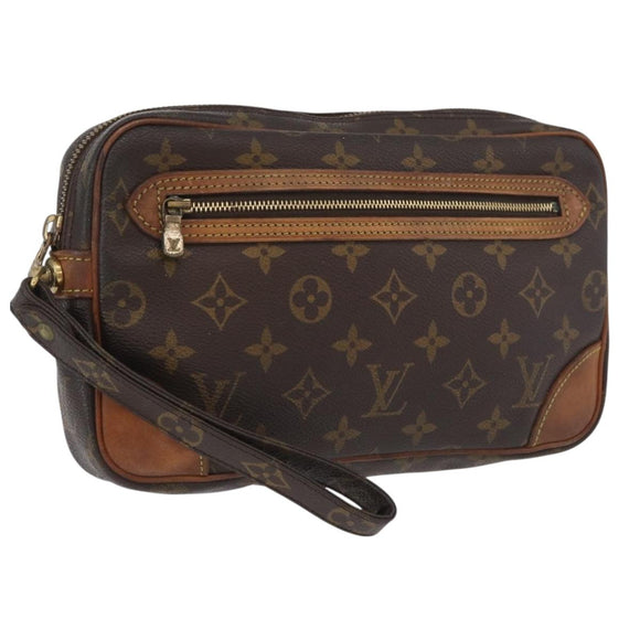 LOUIS VUITTON Monogram Marly Dragonne GM Clutch Bag M51825 LV Auth th6648