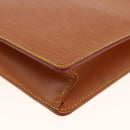 LOUIS VUITTON Epi Pochette Homme Clutch Bag Brown Zipangu M52528 Auth th6652-15