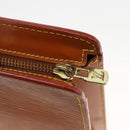 LOUIS VUITTON Epi Pochette Homme Clutch Bag Brown Zipangu M52528 Auth th6652-8