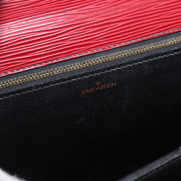 LOUIS VUITTON Epi ServietteConseiller Business Bag Red M54427 LV Auth th6653