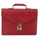 LOUIS VUITTON Epi ServietteConseiller Business Bag Red M54427 LV Auth th6653-13