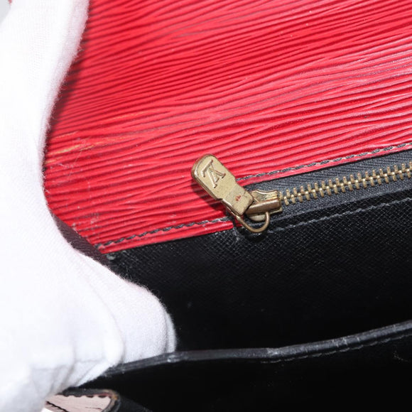 LOUIS VUITTON Epi ServietteConseiller Business Bag Red M54427 LV Auth th6653