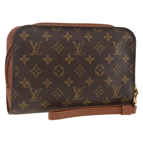LOUIS VUITTON Monogram Orsay Clutch Bag M51790 LV Auth th6654