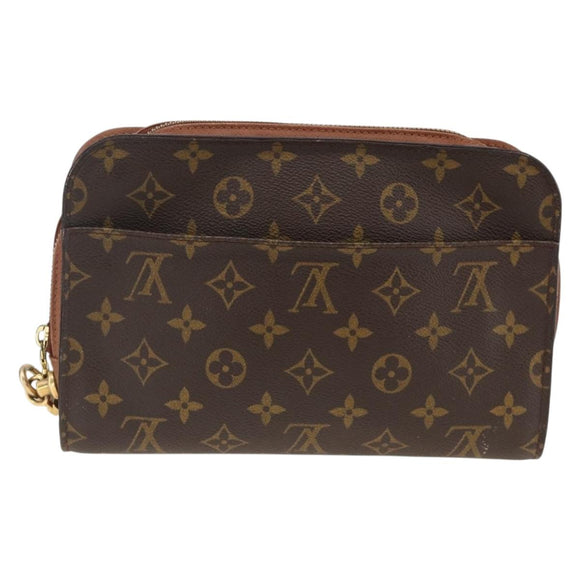 LOUIS VUITTON Monogram Orsay Clutch Bag M51790 LV Auth th6654
