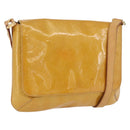 LOUIS VUITTON Monogram Vernis Thompson Street Bag Beige M91301 LV Auth th6656-1