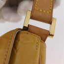 LOUIS VUITTON Monogram Vernis Thompson Street Bag Beige M91301 LV Auth th6656-9