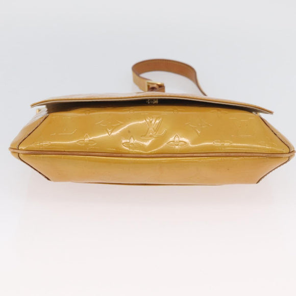 LOUIS VUITTON Monogram Vernis Thompson Street Bag Beige M91301 LV Auth th6656