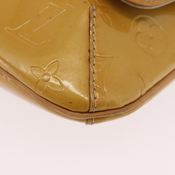 LOUIS VUITTON Monogram Vernis Thompson Street Bag Beige M91301 LV Auth th6656