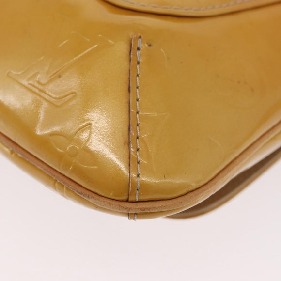 LOUIS VUITTON Monogram Vernis Thompson Street Bag Beige M91301 LV Auth th6656