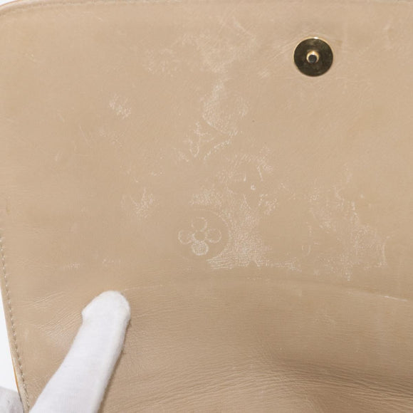 LOUIS VUITTON Monogram Vernis Thompson Street Bag Beige M91301 LV Auth th6656