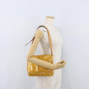 LOUIS VUITTON Monogram Vernis Thompson Street Bag Beige M91301 LV Auth th6656-24