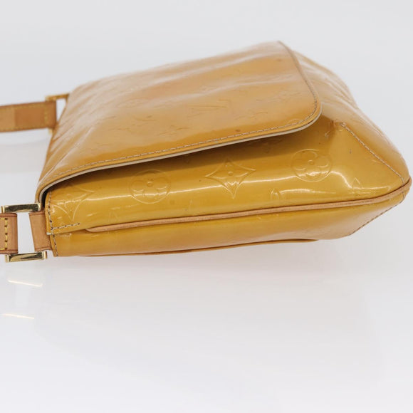 LOUIS VUITTON Monogram Vernis Thompson Street Bag Beige M91301 LV Auth th6656