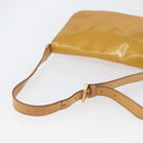 LOUIS VUITTON Monogram Vernis Thompson Street Bag Beige M91301 LV Auth th6656-7