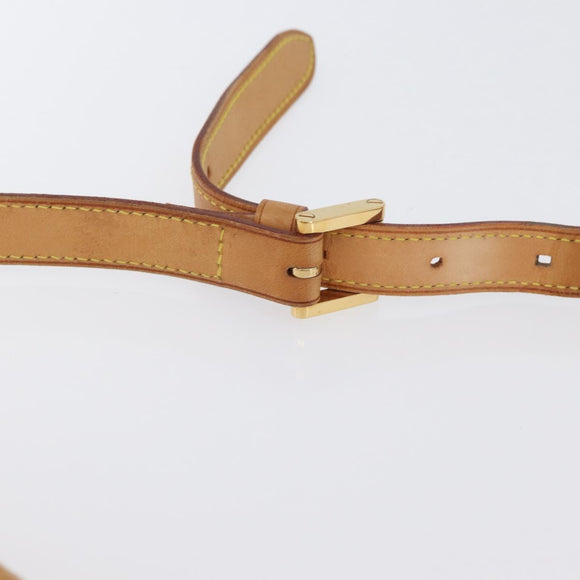 LOUIS VUITTON Monogram Vernis Thompson Street Bag Beige M91301 LV Auth th6656