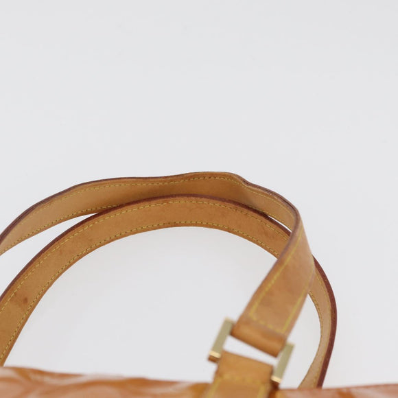 LOUIS VUITTON Monogram Vernis Columbus Bag Marshmallow Pink M91032 Auth th6658