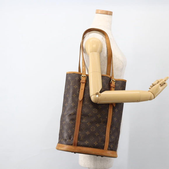 LOUIS VUITTON Monogram Bucket GM Shoulder Bag M42236 LV Auth th6659