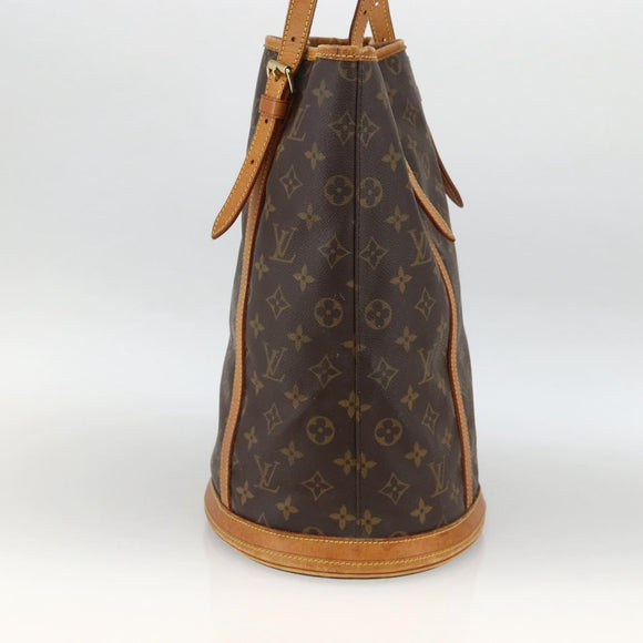 LOUIS VUITTON Monogram Bucket GM Shoulder Bag M42236 LV Auth th6659