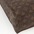 LOUIS VUITTON Monogram Sac Plat Hand Bag M51140 LV Auth th6661-14