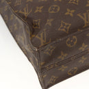 LOUIS VUITTON Monogram Sac Plat Hand Bag M51140 LV Auth th6661-16