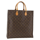 LOUIS VUITTON Monogram Sac Plat Hand Bag M51140 LV Auth th6661-1