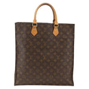 LOUIS VUITTON Monogram Sac Plat Hand Bag M51140 LV Auth th6661-13